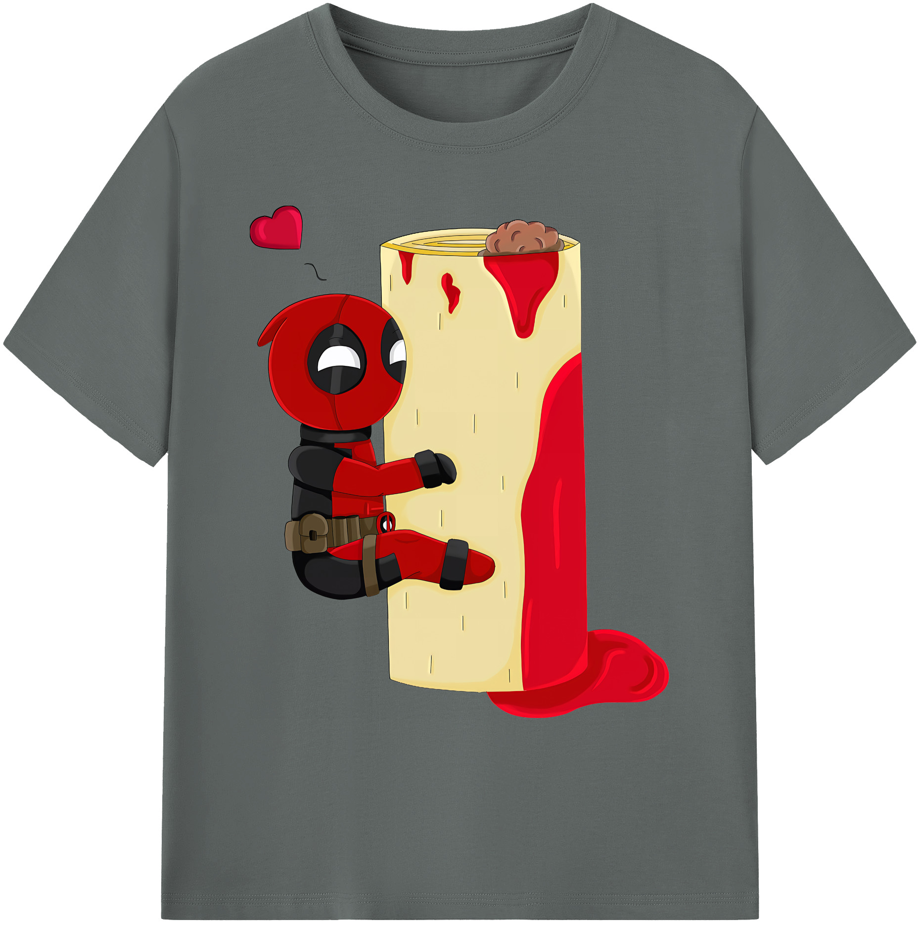 （画像用） Deadpool デッドプール 綿100％ メンズ半袖Tシャツ｜肌触りやわらか＆通気性